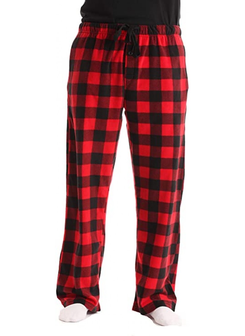 #followme Microfleece Men’s Plaid Pajama Pants w...